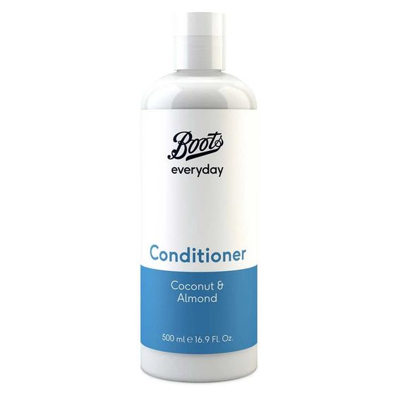 Boots Everyday coconut and almond shampoo and conditioner costs just 75p per bottle