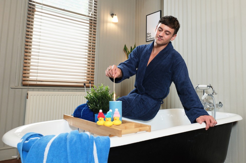 Tom Daley is championing warm baths for British Gas