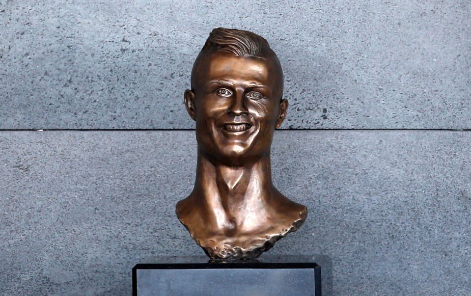 Cristiano Ronaldo famously had a statue of himself go viral