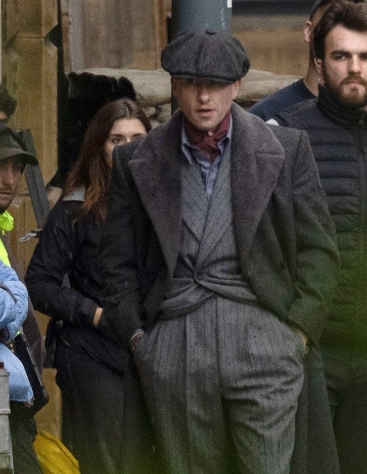 Barry Keoghan was seen on set after joining the cast of Peaky Blinders