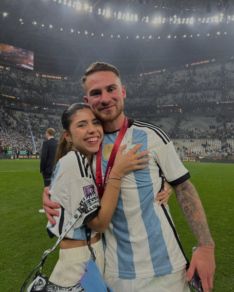 Alexis Mac Allister ended a five-year relationship with Camila Mayan after the World Cup