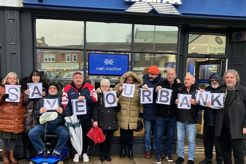 Hessle residents last year protested against the closure of their Halifax branch