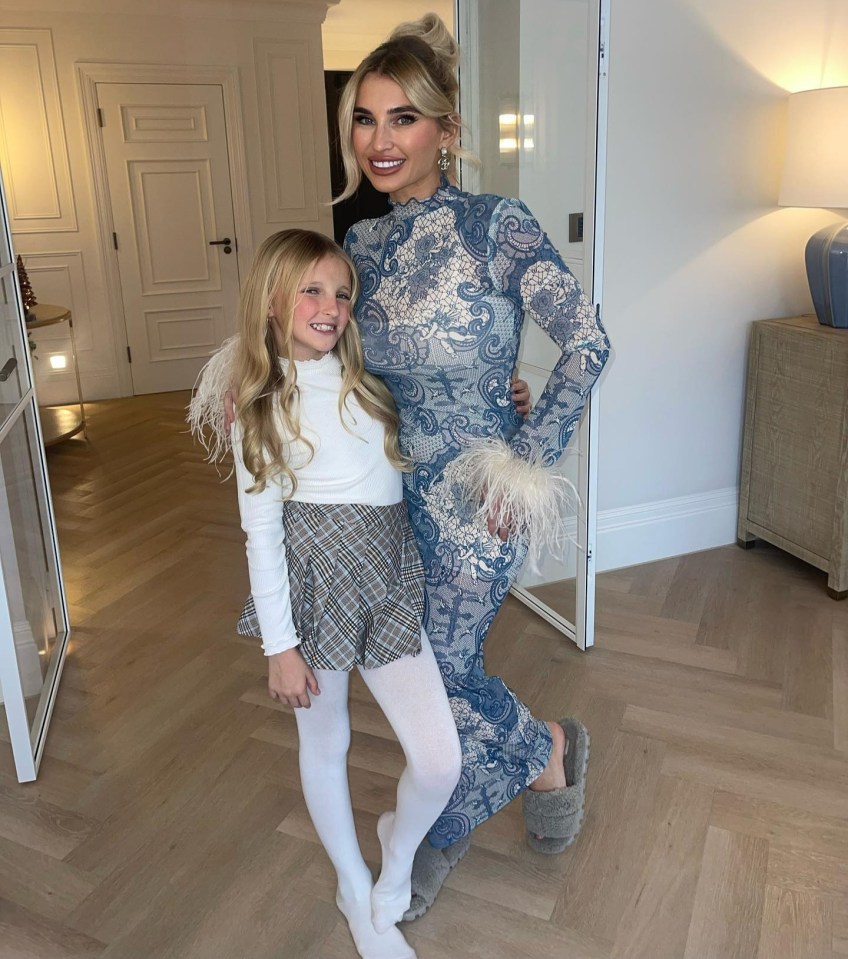 Billie Faiers employed professional organisers to sort out nine-year-old daughter Nelly's dressing table