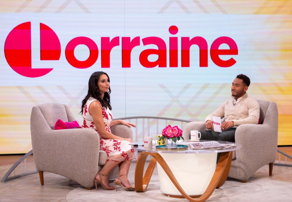 Josh Denzel struggled through a showbiz segment on Lorraine