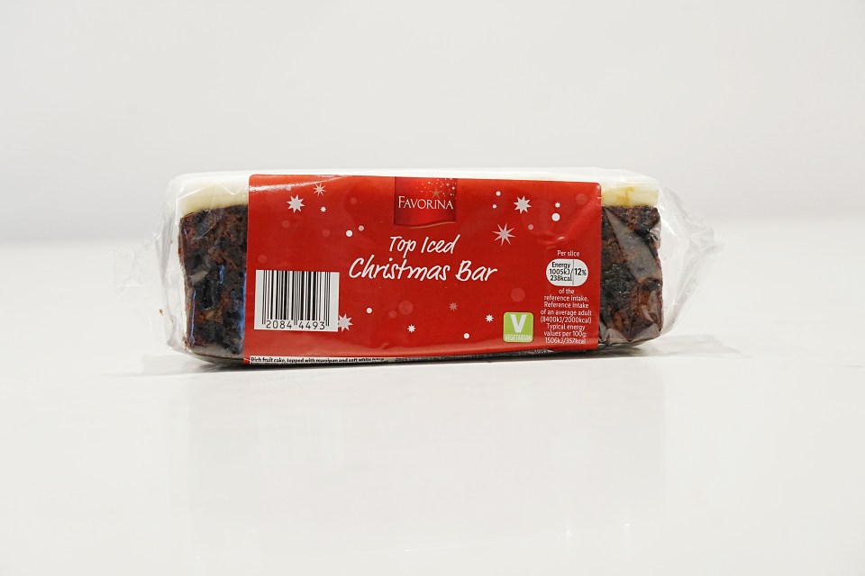 Chris Eades - 07980 775577.Sun Journalist Rosie Taylor taste tests a range of xmas goodies from different supermarkets.Xmas cake.Lidl