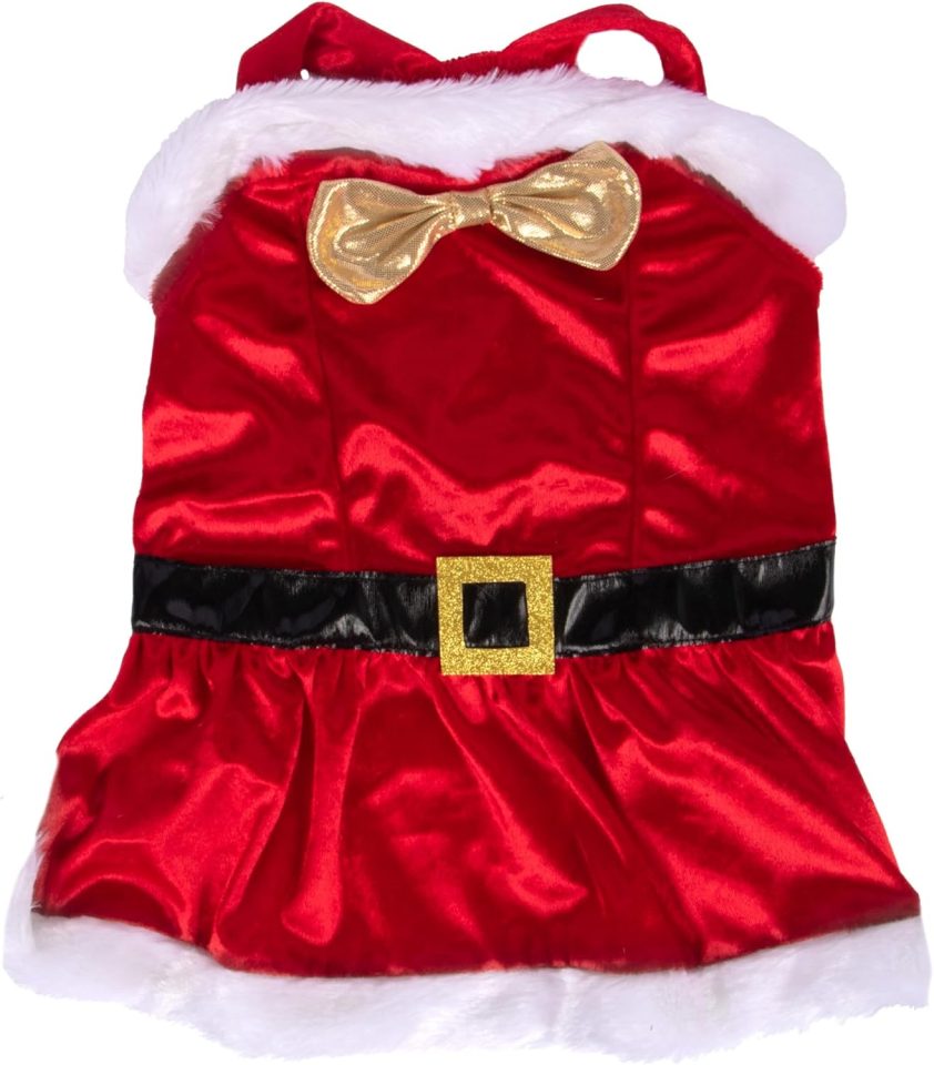 For just £11 you can get your pet party ready with this holiday dress