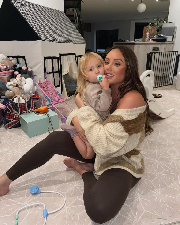 Pregnant Charlotte Crosby has revealed her 24/7 security guard dogs after a machete break in left her ‘living in fear'