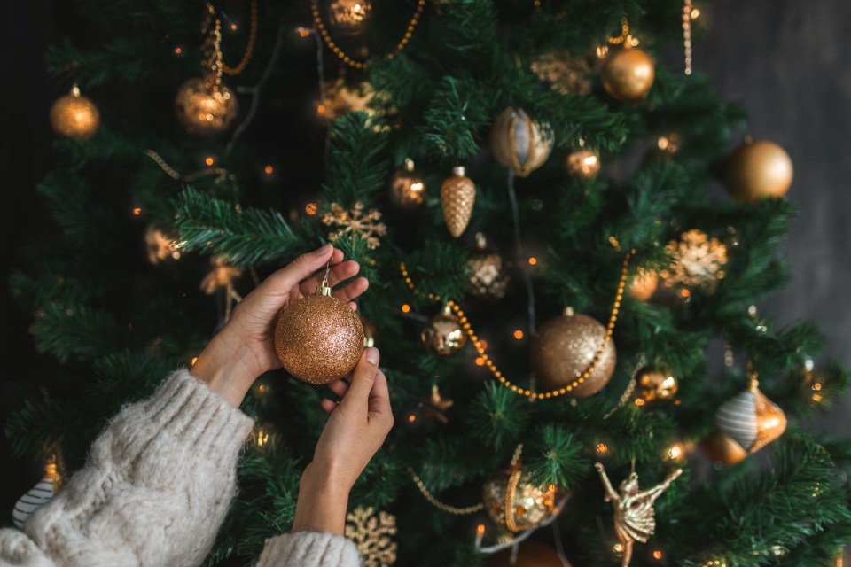 Mum-shaming trolls argued it was too soon to put up Christmas decorations (stock image)