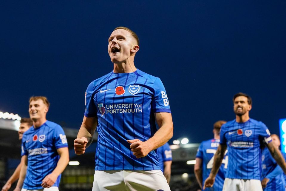 Colby Bishop was given a 'special' welcome back by Portsmouth as he scored in a 3-1 win over Preston