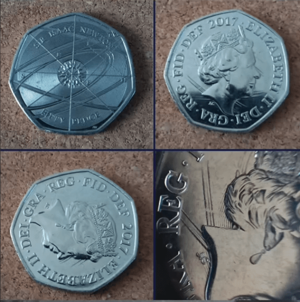 These markings are what make this 50p unique and are of interest to collectors