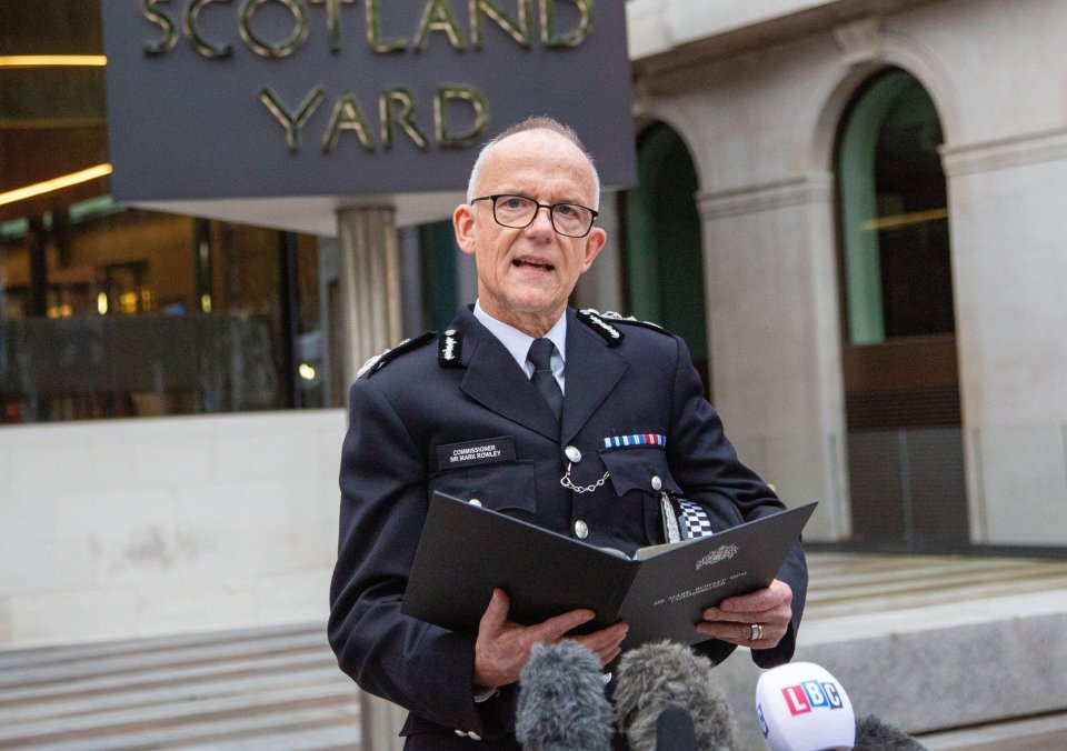 Britain's top cop, Met Commissioner Sir Mark Rowley, has hit out at politicians for meddling over the police shooting of Chris Kaba