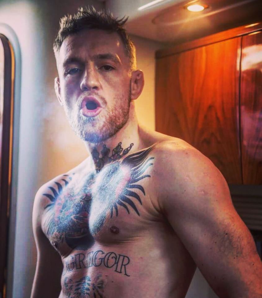 Heavily tattooed McGregor was known for his party lifestyle