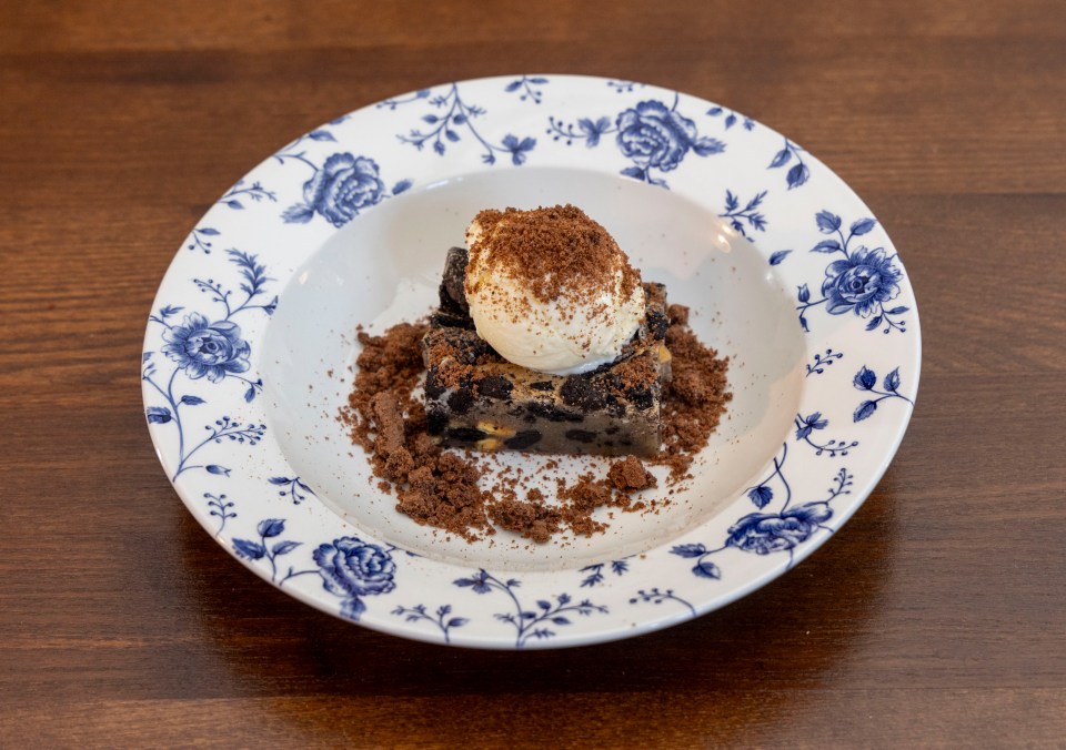 The cookie and cream blondie is perfect for those with a sweet tooth