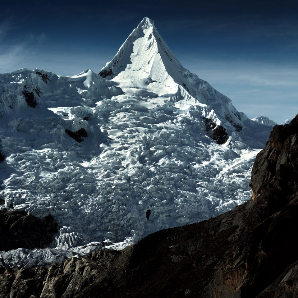 Cordillera Blanca in Peru is also a popular climbing spot