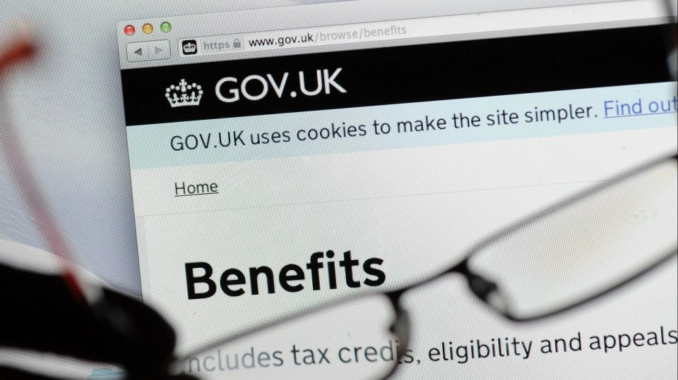 D84A2B UK benefits website gov.uk