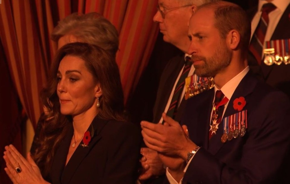 Her and Wills showed their appreciation for the British heroes