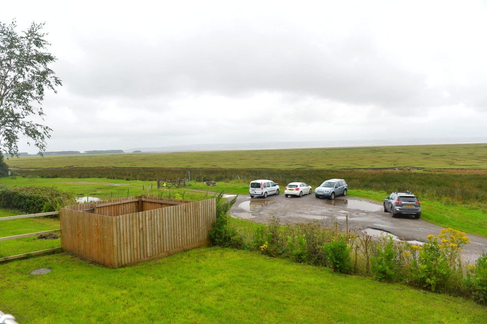 The four chalets were built in his garden to be rented out on Airbnb for up to £185 a night