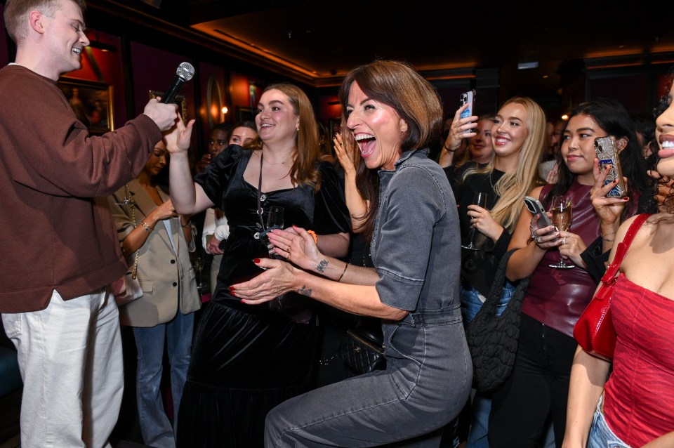 She was first to enjoy a boogie in the crowds