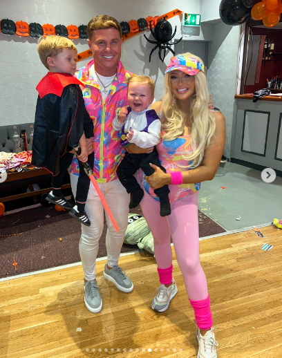 Charlotte hosted a kids Halloween party