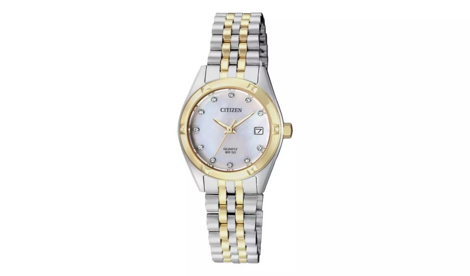 This Citizen women’s bracelet watch is reduced at Argos