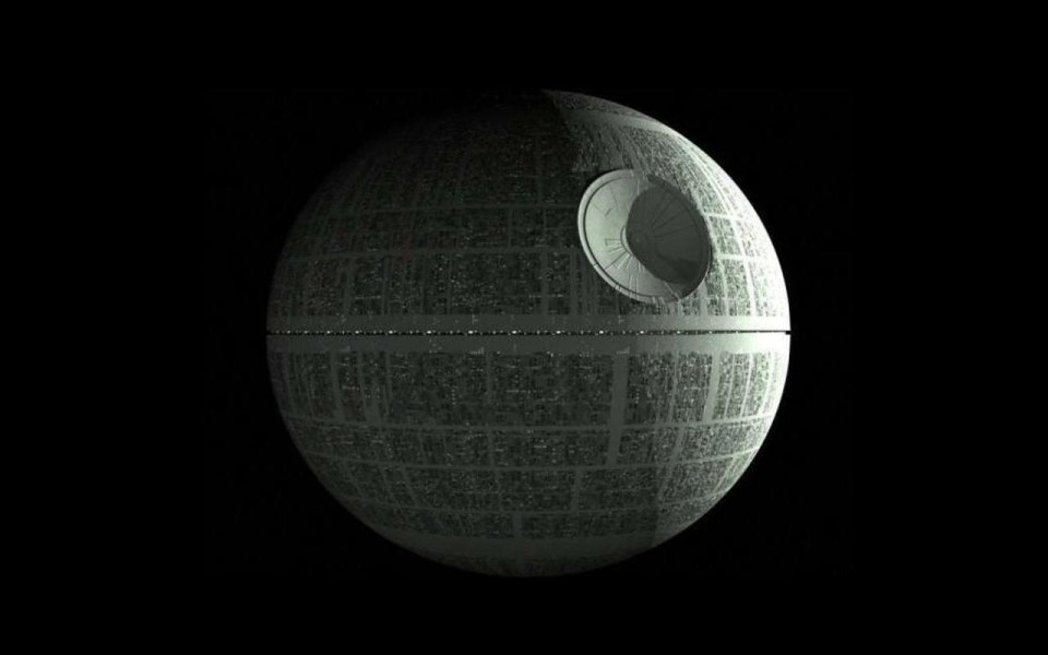 The Death Star from Stars Wars