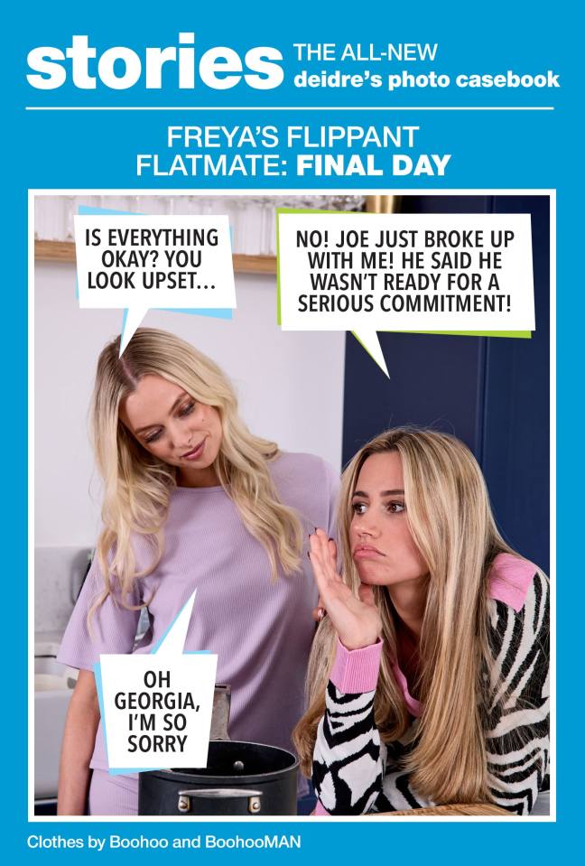 a magazine cover for stories featuring freya 's flippant flatmate