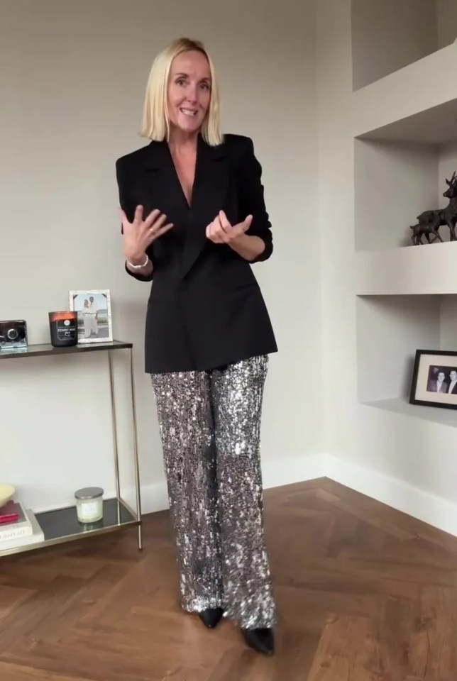 Tracey White took to social media to share her glowing review of the wide leg trousers