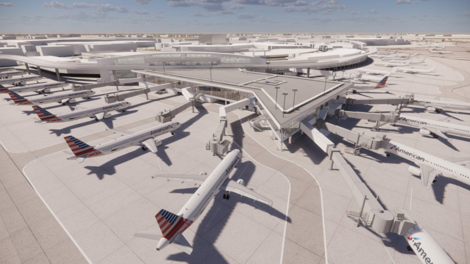 A whole new terminal is being built - the first in nearly 20 years