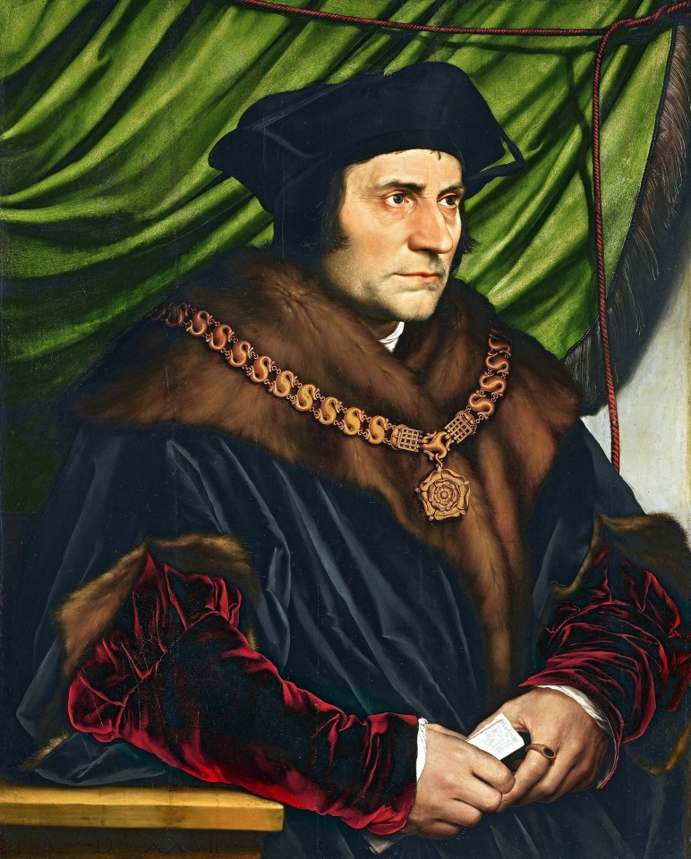 And a painting of Jacob’s hero, Thomas More