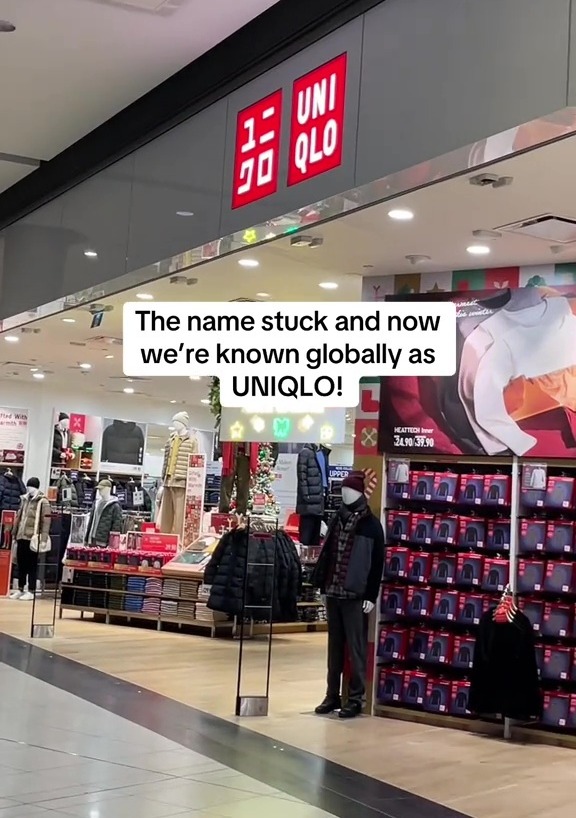 Now they are famously known as Uniqlo