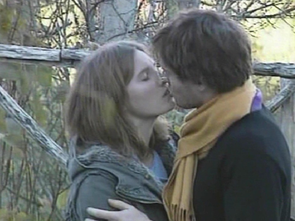 The notorious kiss between murder accused Amanda Knox and Raffaele Sollecito