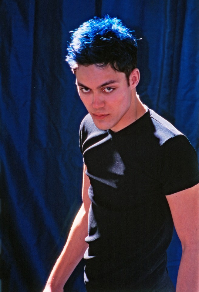 Our exclusive pictures show Alex Hassell when he was far more fresh-faced