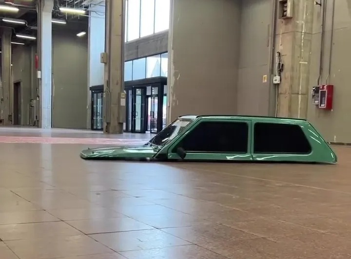 An Italian firm has revealed the 'world's flattest car'