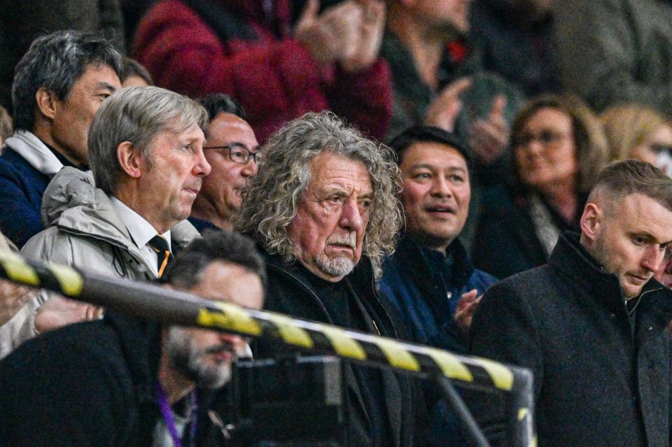 The Led Zeppelin star is a lifelong Wolves fan