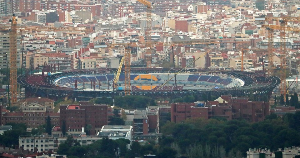 Barcelona's Nou Camp has undergone a £1.25billion renovation