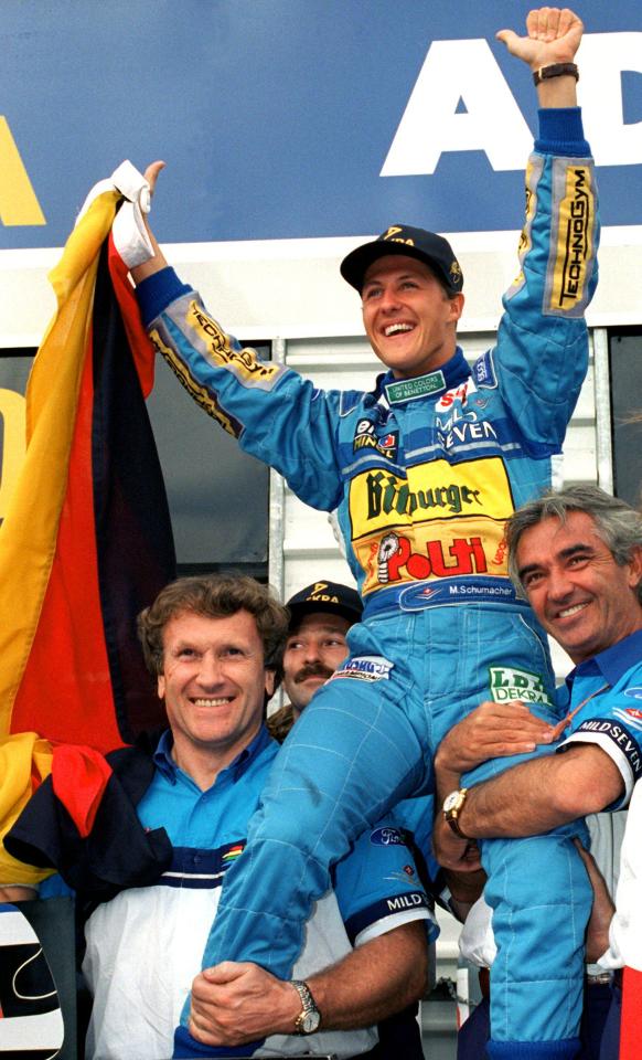 The result meant Schumacher won the title by just one point