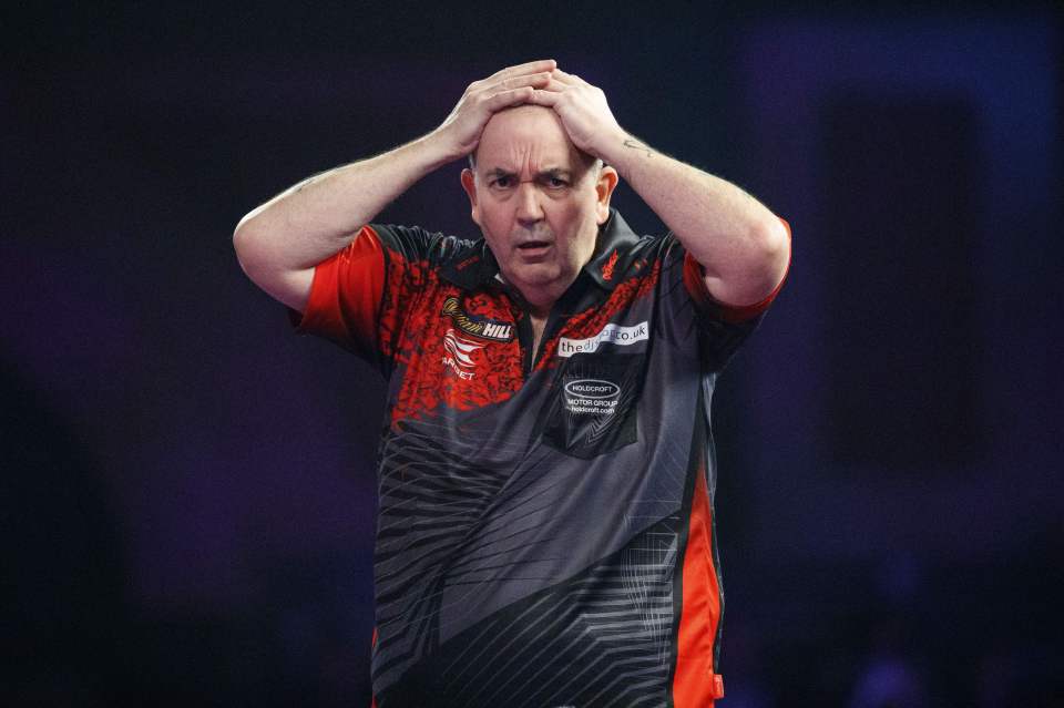 Phil Taylor will not be in action at the World Seniors Darts Masters