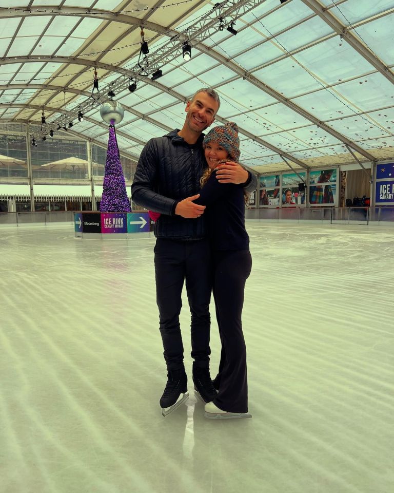 Charlie Brooks has been partnered with Eric Radford on Dancing On Ice