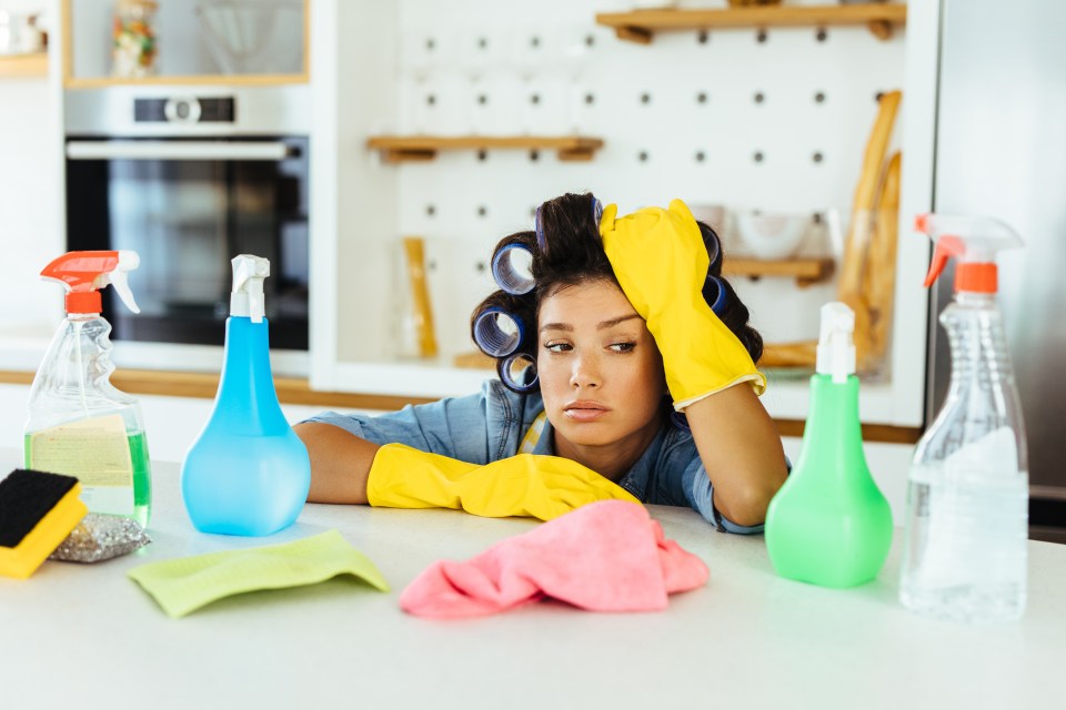 Cleaning behind and underneath furniture is among the most neglected chores (stock image)