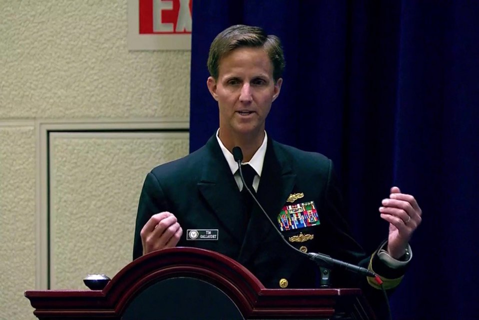 Archive picture of U.S. Coast Guard RADM Timothy Gallaudet