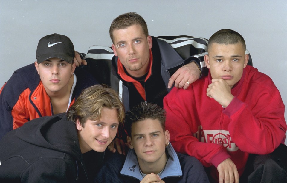 Ritchie, front left, with his 5ive bandmates had a string of hits