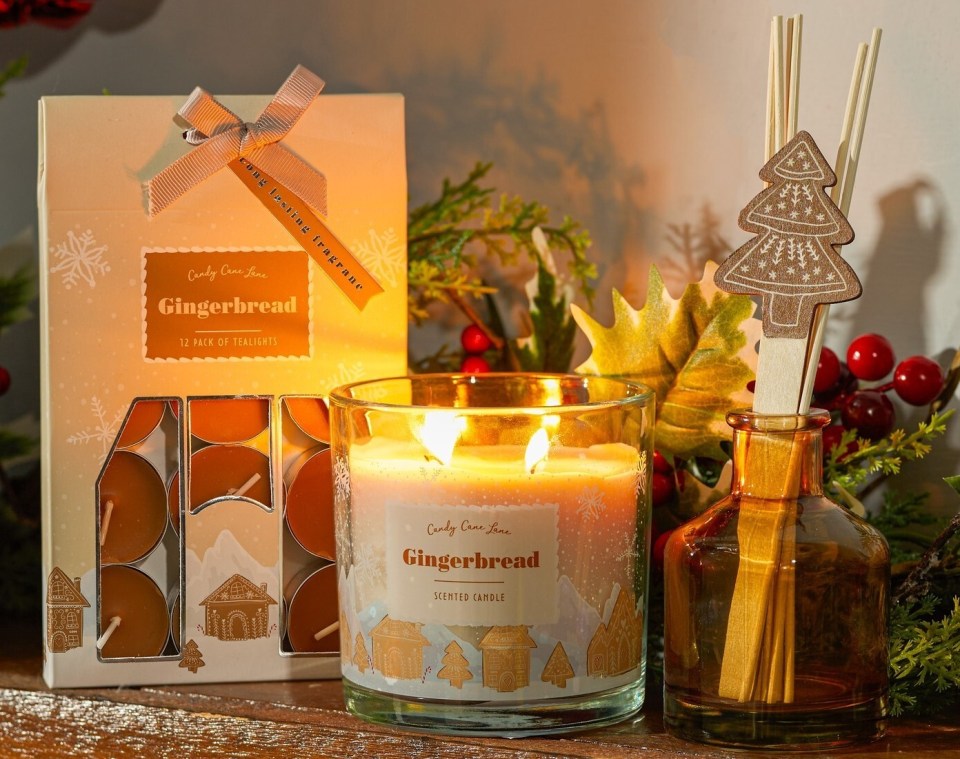 Shoppers have rushed to Home Bargains to stock up on scented candles, pictured