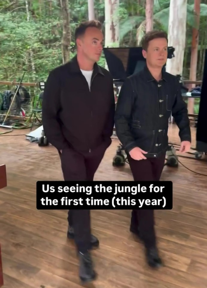 two men standing next to each other with the caption us seeing the jungle for the first time this year