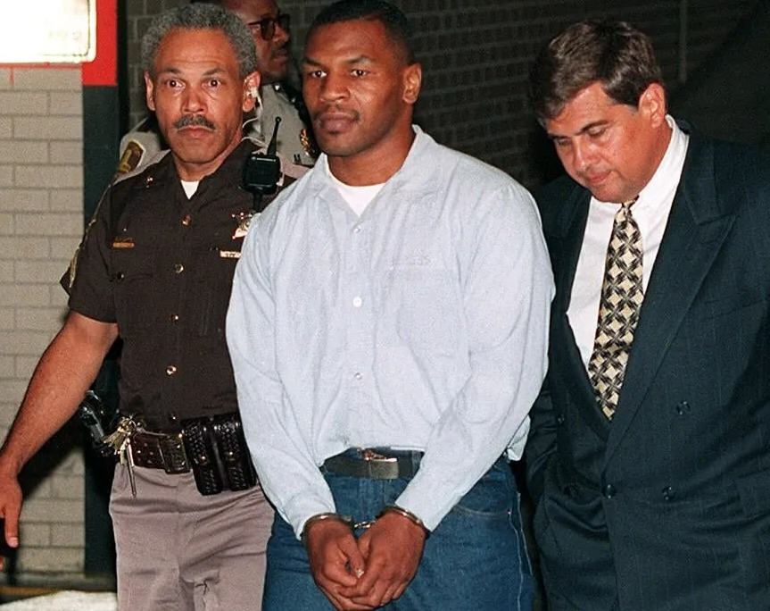 Tyson was jailed for assaulting two men in 1999 - having served three years for rape between 1992 and 1995