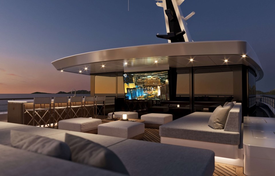 The luxury superyacht has a £124 million price tag