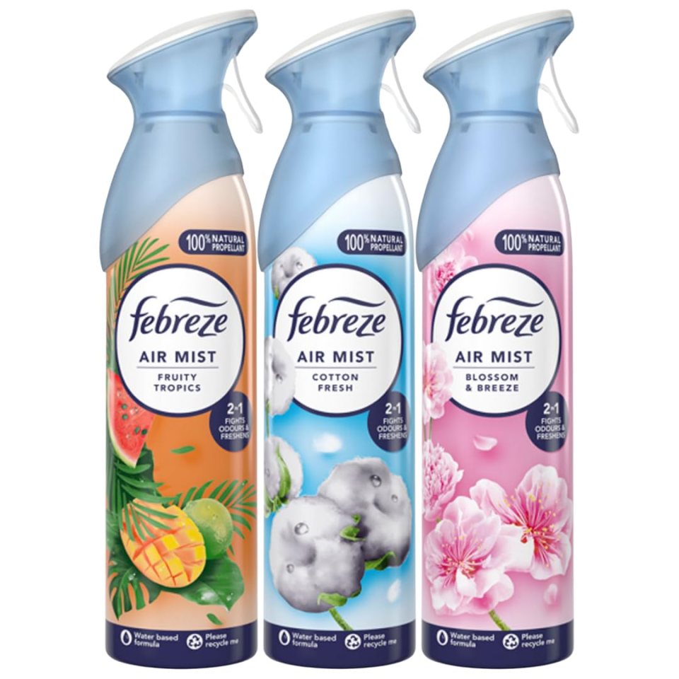 Febreze has reduced the size of their air fresheners