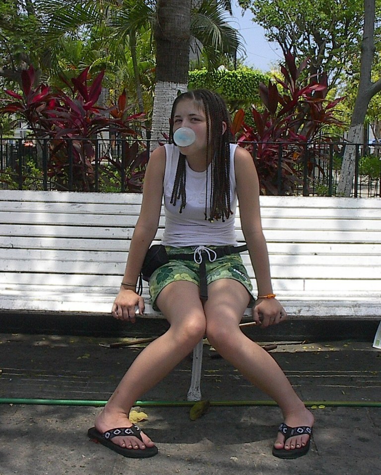 Jennifer in Mazatlan, Mexico in June 2003 while on a family vacation