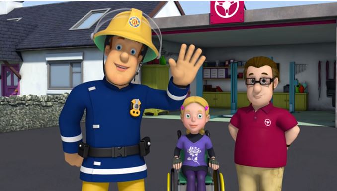 Fireman Sam is the central figure, known for his bravery in emergencies and dedication