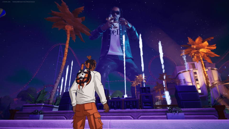 The concert kicked off with a Snoop Dogg performance at his in-game Doggpound