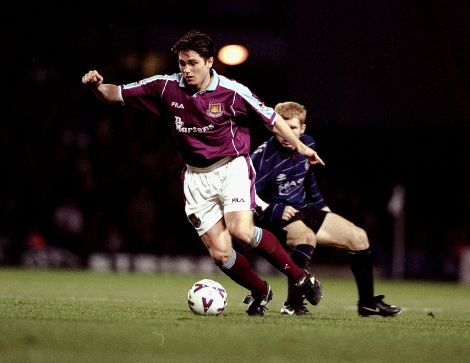 Lampard started his career at West Ham